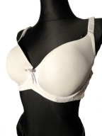 Biustonosz stanik gładki z koronką r. 80D