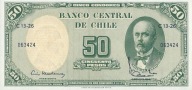 Chile - 50 Pesos (5 Centesimos) - 1960-61 - P126b - St.1