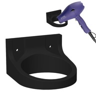 Wieszak na SUSZARKE DO WŁOSÓW - uchwyt łazienkowy - organizer - czarny