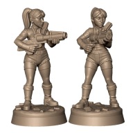 Resident Claire Zabójca Zombie Druk 3D NSFW