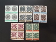 Wycinanki ludowe - seria Fi 1945 - Fi 1949, czwórki