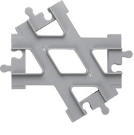 TOR KRZYŻOWY, KOMPATYBILNE Z KOLEJKĄ ZABAWKOWE SKŁADANE TORY DO POCIĄGU.