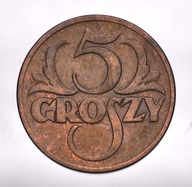 II RP, 5 GROSZY 1925