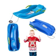 PLASTIKOWE SANKI NIEBIESKI ŚLIZGI PROSPERPLAST RACE HAMULCAMI DLA DZIECI