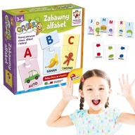 GRA EDUKACYJNA DLA 4 LATKA ZABAWKA LOGICZNA GRA PLANSZOWA CAROTINA ZABAWNY