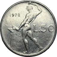 WŁOCHY - 50 LIRE - 1978