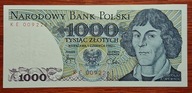 PRL 1000 zł 1982 KE 0092261 Stan -1/1