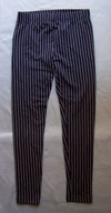 LEGGINSY DZIEWCZĘCE W PASKI NAVY COTTON 140 PEPCO