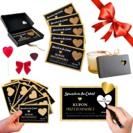 NIEGRZECZNE KUPONY NA DZIEŃ KOBIET 12 SZTUK DLA NIEGO NIEJ ŻONY + GRATISY