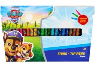 Pisaki 24 szt. Flamastry Zmywalne Cienka Końcówka PSI PATROL