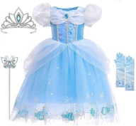 Sukienka Strój KSIEŻNICZKA KRÓLEWNA KOPCIUSZEK rozmiar 130 cm