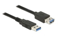 Przedłużacz USB 3.0 3m AM-AF czarny DELOCK