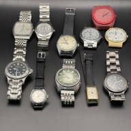 Zestaw zegarków z Japonii.