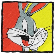 Termo Naszywka Bugz Bunny Królik Looney Tunes Haftowana Naprasowanka