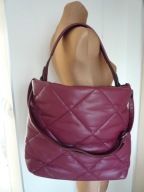 NOWA TOREBKA SZOREKA suwak BORDOWA pikowana 149 zl