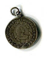 Srebrny wisorek -moneta 10 krajcarów Bavaria