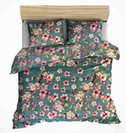 pościel mikrofibra 220x240 + 2x70x80 guzik Pr 06 kwitnąca jabłoń