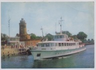 Kołobrzeg lata 70 Statek Wycieczkowy Anna Latarnia Port Kapitanat 206a