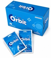 Guma do żucia Orbit drażetki miętowe bez cukru 22 szt. KARTON