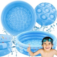 BASEN BASENIK DMUCHANY DLA DZIECI OGRODOWY NA PLAŻĘ BALKON TARAS OKRĄGŁY