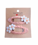 Spinki do włosów dla niemowląt dziewczynek kwiatki 2 szt.