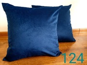 P124 poszewki na poduszki 40x40 granat kronos