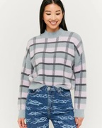 Sweter polgolf krata m 38