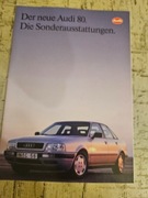 Audi 100 wyposażenie prospekt archiwalny 