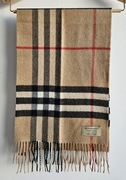 Burberry Giant Check Archive Beige Cashmere Scarf 168x30