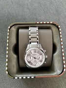 Nowy zegarek Fossil BQ3035, srebrny, elegancki prezent