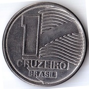 BRAZYLIA 10 cruzeiro 1990, KM# 617, UNC
