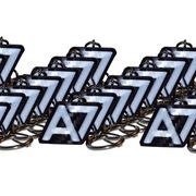 BRELOKI z LOGO PREMIUM plastikowe 3D 20szt.