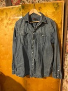 Koszula dżinsowa męska XXL 