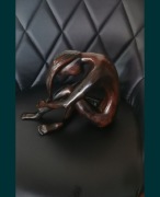 Kobieta, lite drewno 