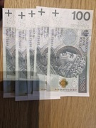 100 zł GM9175694 -GM9175698 UNC 2018 rok