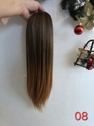 Kucyk doczepiany. Kita prosta 55cm, kolor: jasny brąz z pojaśnioną końcówką