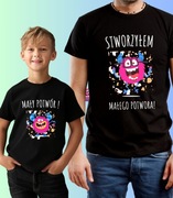 koszulki dla taty i syna, dzień chłopaka, zestaw ojciec syn