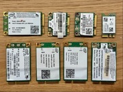 Zestaw 8 kart Wi-Fi | Intel, Broadcom, Atheros | Mini PCI-E & M.2