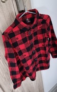 Rockowa koszula czerwona krata 104 