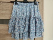 Spódniczka mini rozmiar uni niebieska łączka