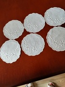 Komplet małych serwetek okrągłych 