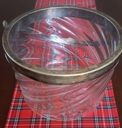 Wiaderko na lód, poncz? Ok. 7 litrów. Duży antyk.Sygnowana.