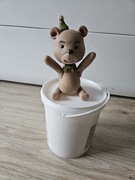 Miś z masy cukrowej. Figurka.
