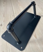 Podnóżek fryzjerski, loft, industrial, metalowy