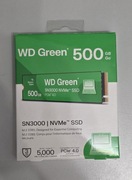 Dysk SSD m.2 WD Green 500GB SN3000