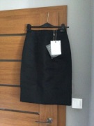 czarna ołówkowa spódnica acne studios