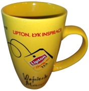 Kubek herbata Lipton - Wojciech Mann - BIG 0,5 litra - nowy - RARYTAS