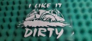 4X4 OFF ROAD I LIKE IT DIRTY NAKLEJKA STICKER