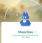 Pokemon Go Shiny Munchlax Trade