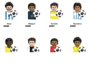 Figurki z klocków piłkarze, gwiazdy, legendy 